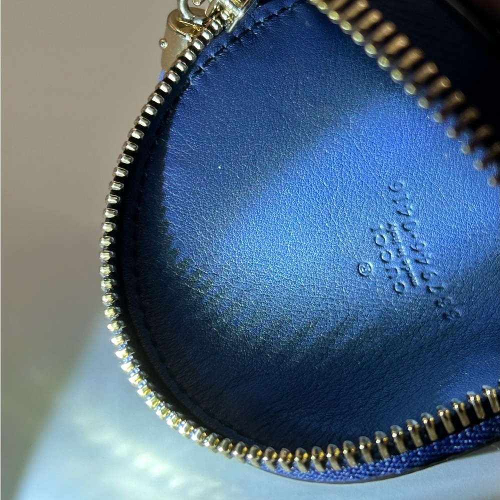 Gucci Midnight Blue Leather Pouch - Picture 11 of 13